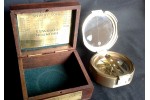 Antique brass compass