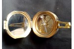 Antique brass compass