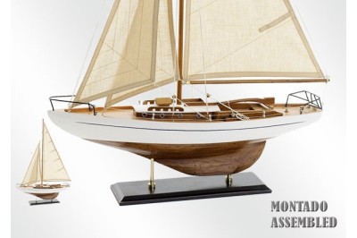 Wooden yacht