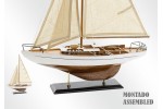 Wooden yacht