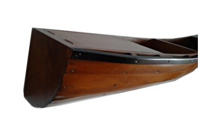 Barca de pared barnizado en madera