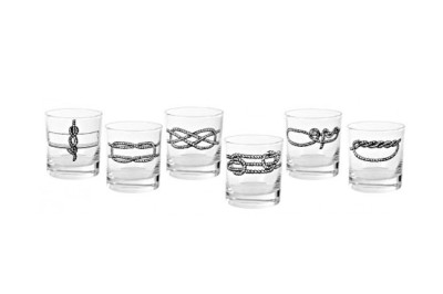 Set 6 verres noeuds