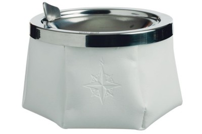 Cendrier blanc WINDPROOF pour les amateurs de bateaux.
