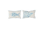Couple Fish cushions for the terrace