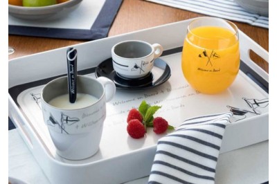 Set 6 Coffee cups WELCOME ONBOARD