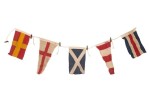 Ghirlanda di 5 Bandiere, per feste marinare.