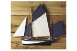 Half hull sailboat