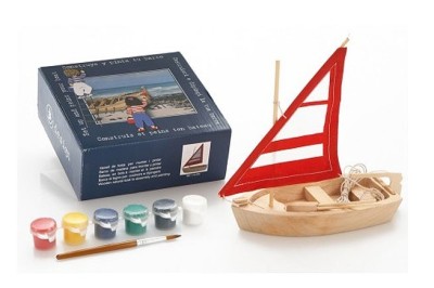 Barco para montar y pintar