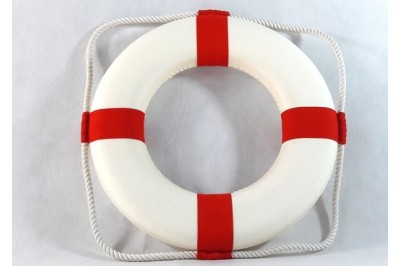 SALVAVIDAS DECORATIVO ROJO