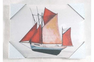 Marine Segelnboot gemälde Öl