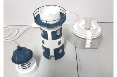 Lighthouse w/light "AR-MEN"