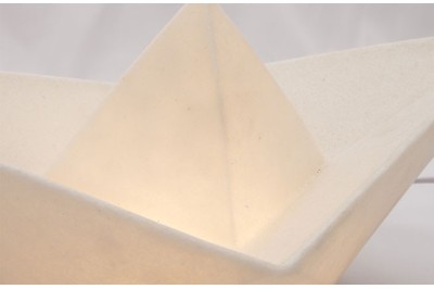 Lampe bateau en papier