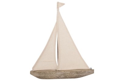 Carved sailboat