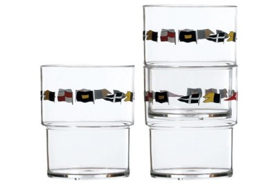 Set 12 Stapelbares Glas REGATA
