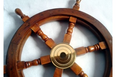 DECORATIVE SHIP'S WHEEL 90 CM