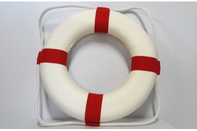 SALVAVIDAS DECORATIVO ROJO