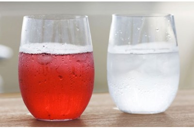 Set 6 Langes Glas Clear