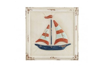 Old painting sailboat 