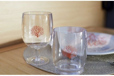 Set 6 Copo de agua Coral