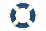 Dekorative blau Rettungsring