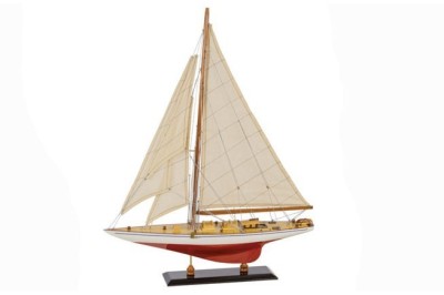 modelo de veleiro de madeira