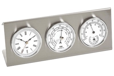 Clock + Bar-Thermo-Hygro