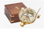 Cuadrante solar - caja madera