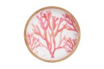 Enameled coral Bowl