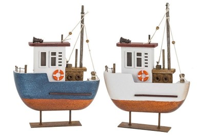 Set 2 barcos com luz